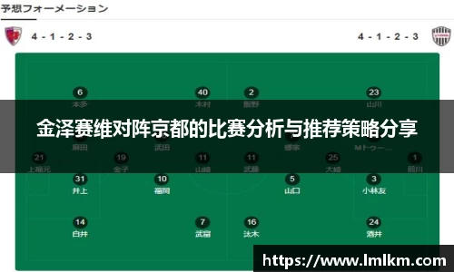 金泽赛维对阵京都的比赛分析与推荐策略分享